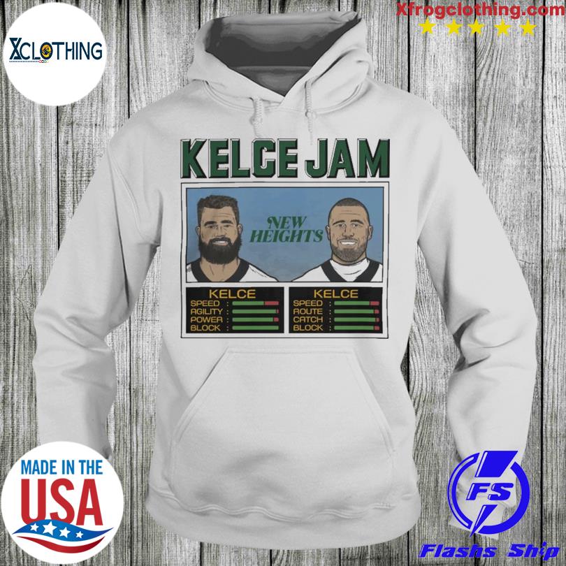 Homage x new heights jason and travis kelce shirt, hoodie, sweater