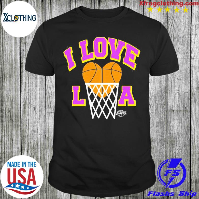 Homage Los Angeles Lakers Hometown I Love La Shirt