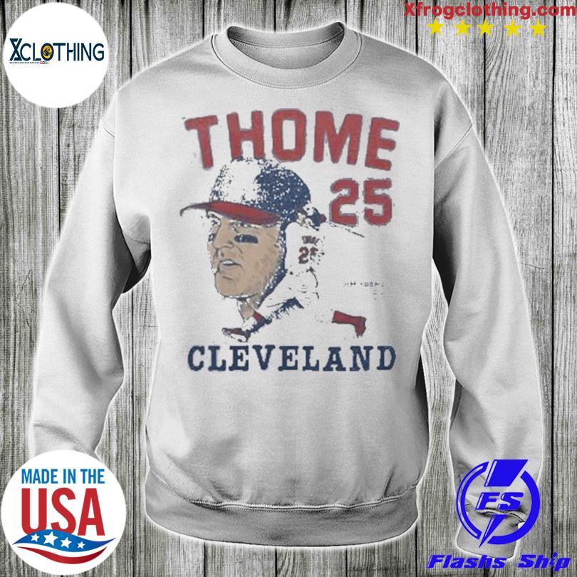 Jim Thome #25 T-Shirt from Homage. | Light Blue | Vintage Apparel from Homage.