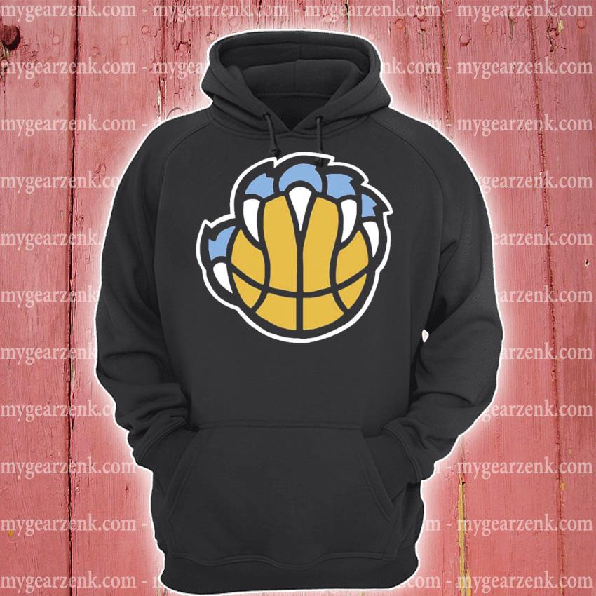 Memphis Grizzlies Logo Hoodie from Homage. | Navy | Vintage Apparel from Homage.