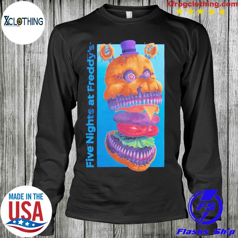 Hottopic Burger Nightmare Fredbear Five Nights At Freddy's Midnight Snack  Shirt, hoodie, sweater and long sleeve