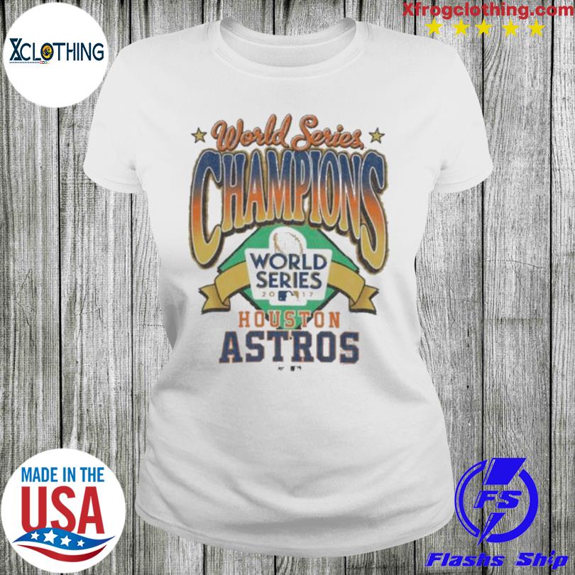 NEW '47 T-Shirt Astros 2017 World Series Champions Houston Womens