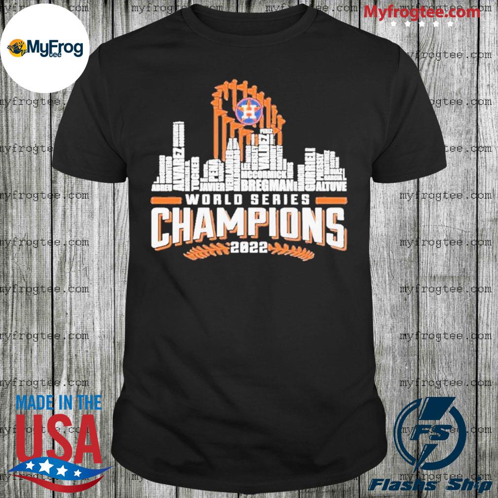 Houston Astros Player Names 2022 World Series Champions Signatures shirt,  hoodie, sweater, long sleeve and tank top