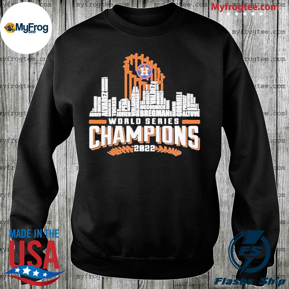 Houston Astros Player Names 2022 World Series Champions Signatures shirt,  hoodie, sweater, long sleeve and tank top