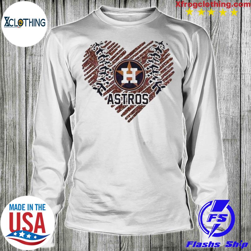 Houston Astros Heart Baseball Team Shirt