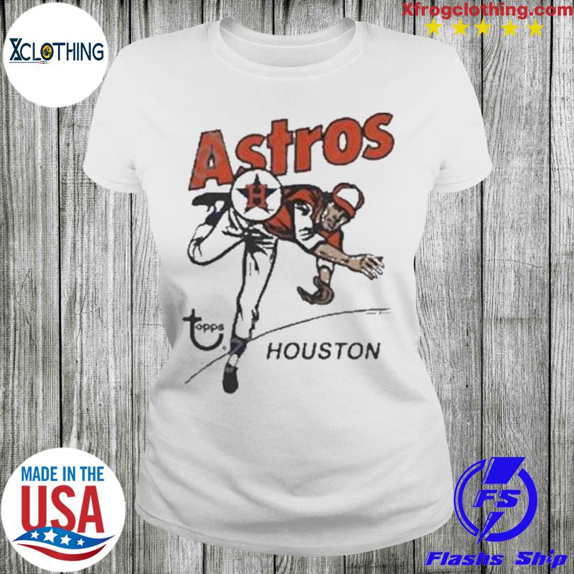 Houston Astros Homage x Topps Gold Tri-Blend Logo shirt, hoodie