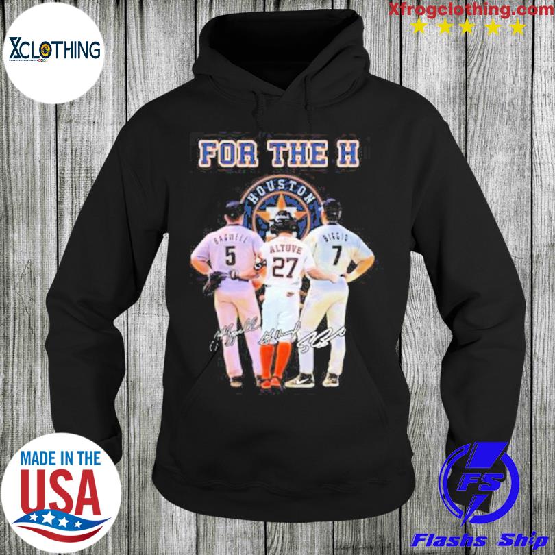 Houston Astros Shirt Bagwell Altuve Biggio For The H Astros Gift -  Personalized Gifts: Family, Sports, Occasions, Trending