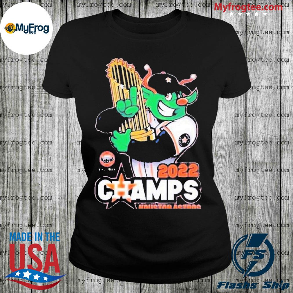 Houston Astros Orbit Mascot World Series 2022 Champions T-Shirt - Peanutstee