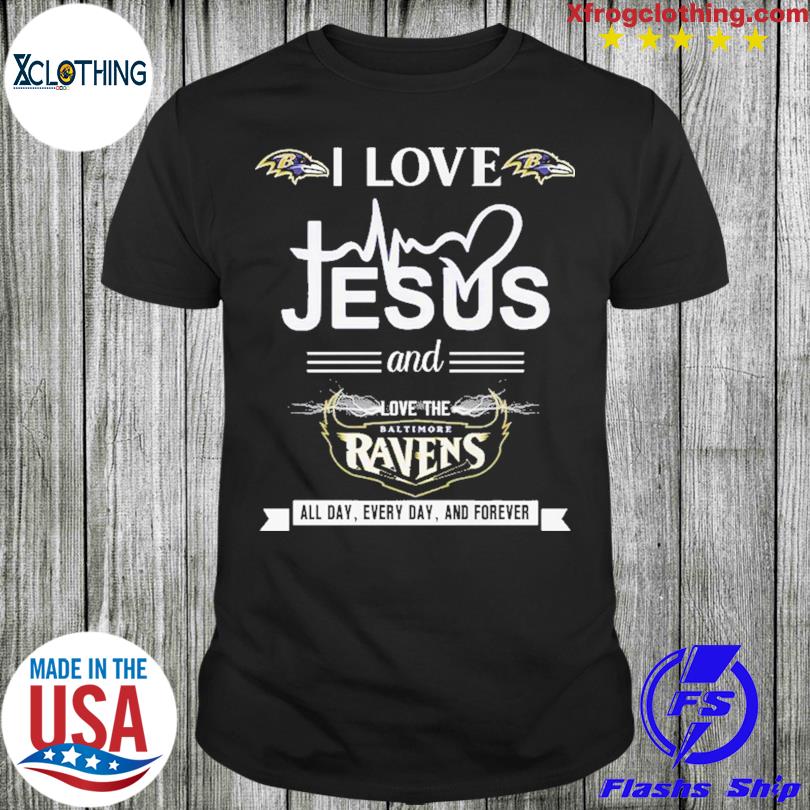 Baltimore Ravens In My Veins Jesus In My Heart T-shirts, hoodie, sweater,  long sleeve and tank top