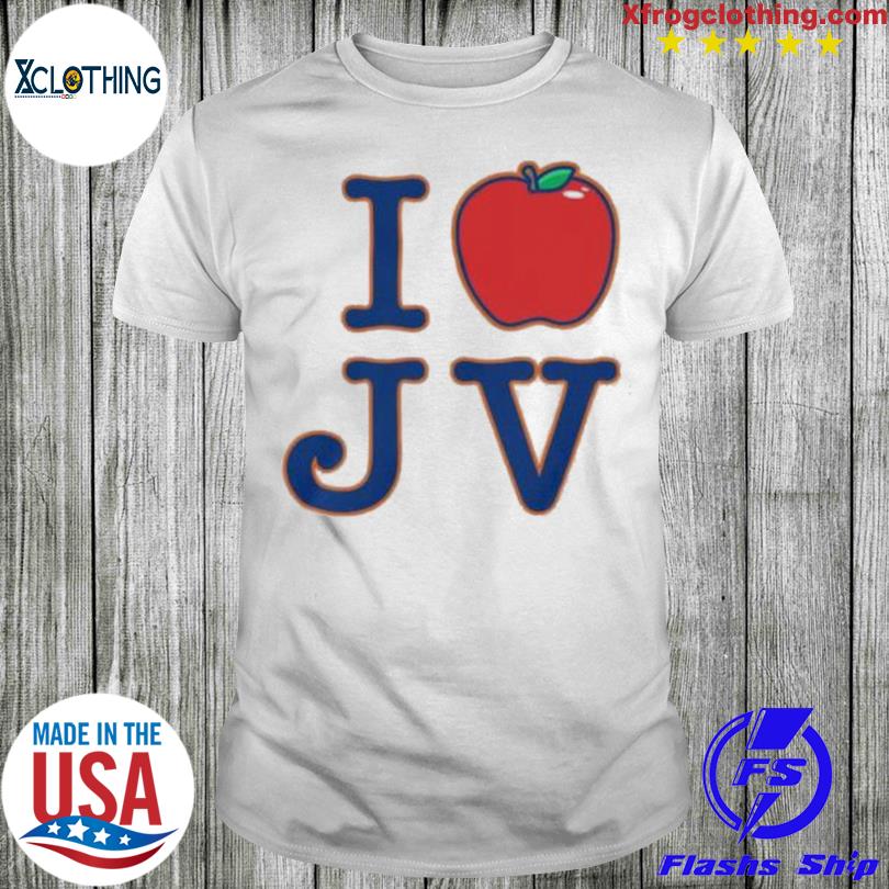 I Love Jv Apple Justin Verlander shirt