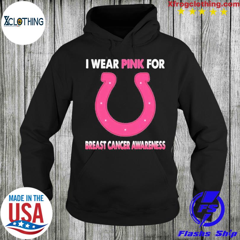 NFL Team Apparel Indianapolis Colts Women's Breast Cancer Awareness  Small Shirt