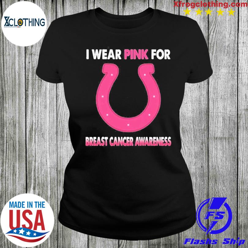 NFL Team Apparel Indianapolis Colts Women's Breast Cancer Awareness  Small Shirt