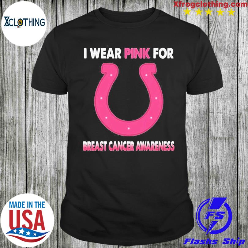 NFL Team Apparel Indianapolis Colts Women's Breast Cancer Awareness  Small Shirt