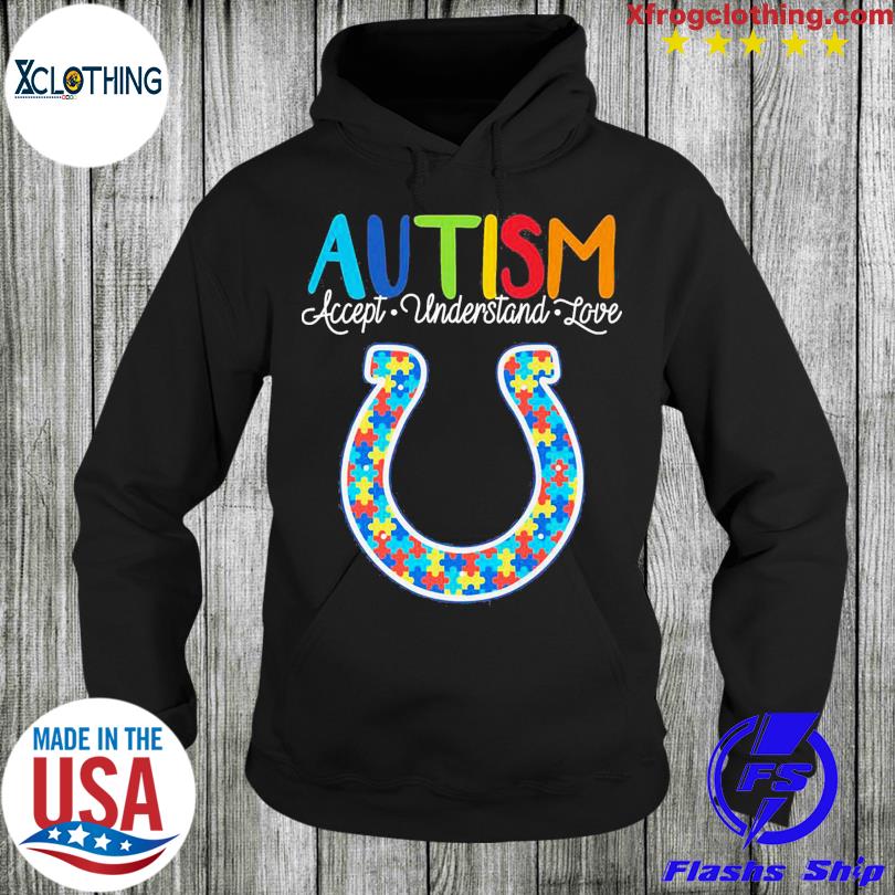 Indianapolis Colts NFL Autism Awareness Personalized Hoodie T