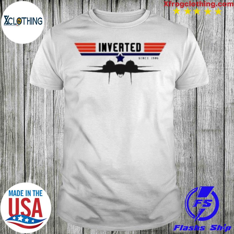 Because I Was Inverted - Vintage Top Gun F14 Tomcat Printed T-Shirt