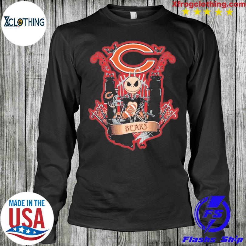 Chicago Bears Jack Skellington Fear The Bears Halloween shirt, hoodie,  sweater, long sleeve and tank top