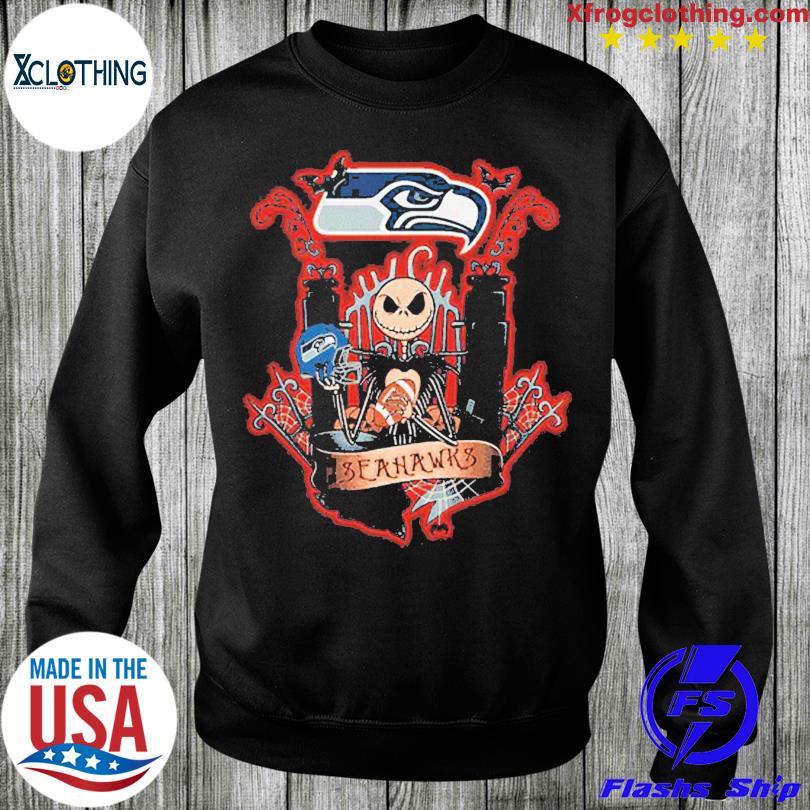 Jack Skellington Fear The Seattle Seahawks T-Shirt, Tshirt, Hoodie,  Sweatshirt, Long Sleeve, Youth, funny shirts, gift shirts, Graphic Tee »  Cool Gifts for You - Mfamilygift