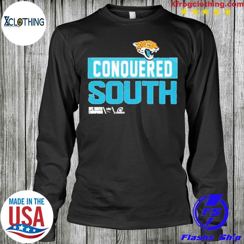 Jacksonville Jaguars Conquered South the AFC South Champions Nike shirt,  hoodie, sweater, long sleeve and tank top