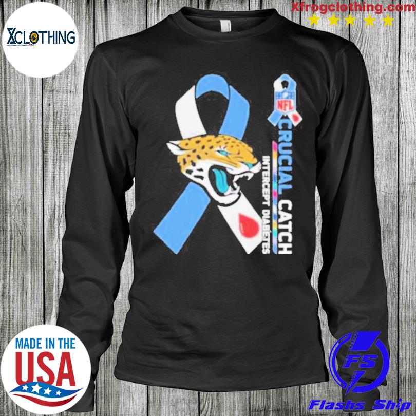 Jacksonville Jaguars crucial catch intercept diabetes shirt, hoodie,  sweater, long sleeve and tank top