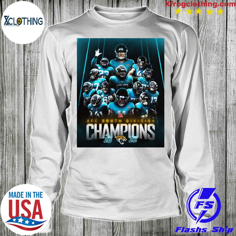 Jacksonville Jaguars 2022 AFC South Division Champions T-shirt - REVER LAVIE