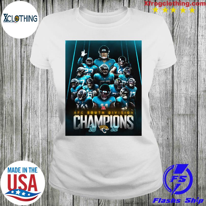 Jacksonville Jaguars team player AFC South division champions 2022 shirt,  hoodie, sweater and long sleeve