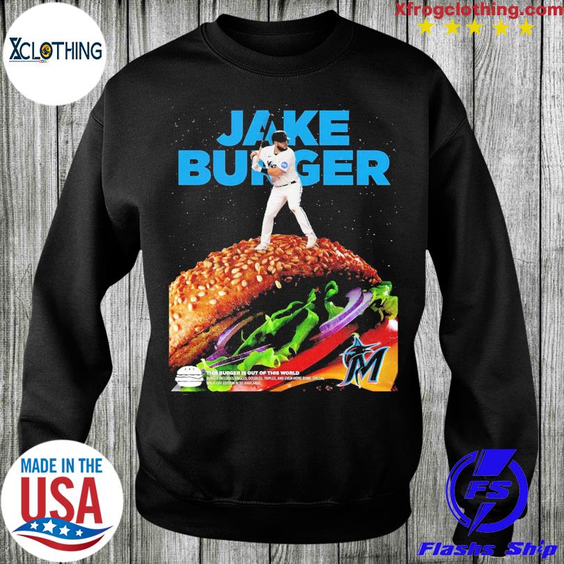 Jake Burger Miami Marlins Shirt