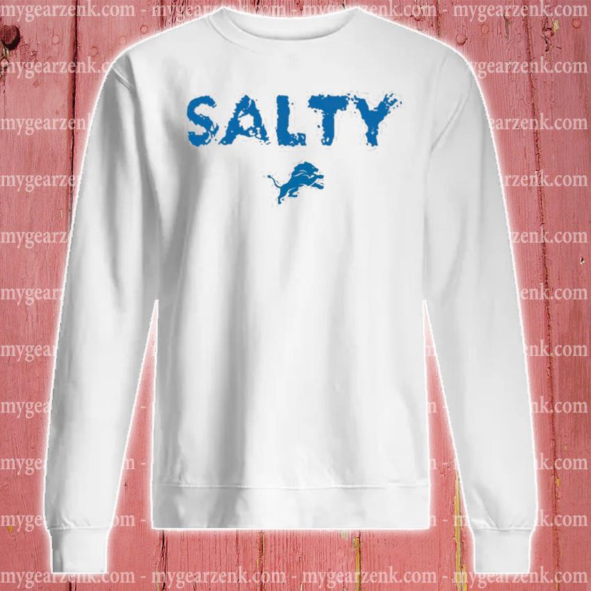 Jared Goff Wearing Salty Long Sleeve T Shirt Detroit Lions Salty Shirt Evan  Fox - Teechipus