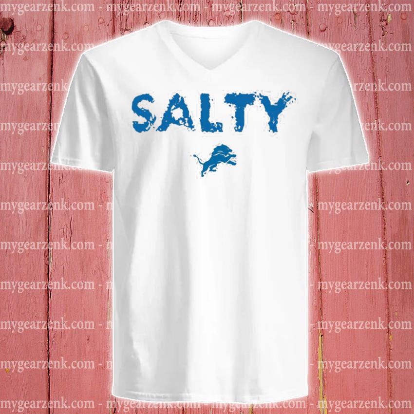 Jared Goff Wearing Salty Long Sleeve T Shirt Detroit Lions Salty Shirt Evan  Fox - Teechipus