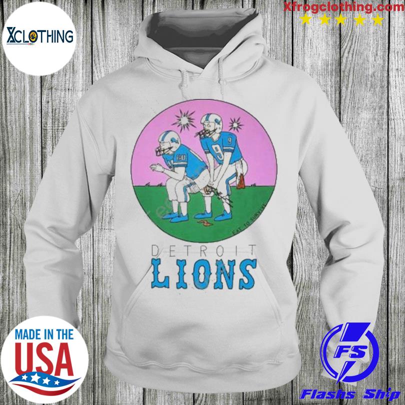 Jeffreymahannah Eat To Survive Detroit Lions Funny Shirt, hoodie