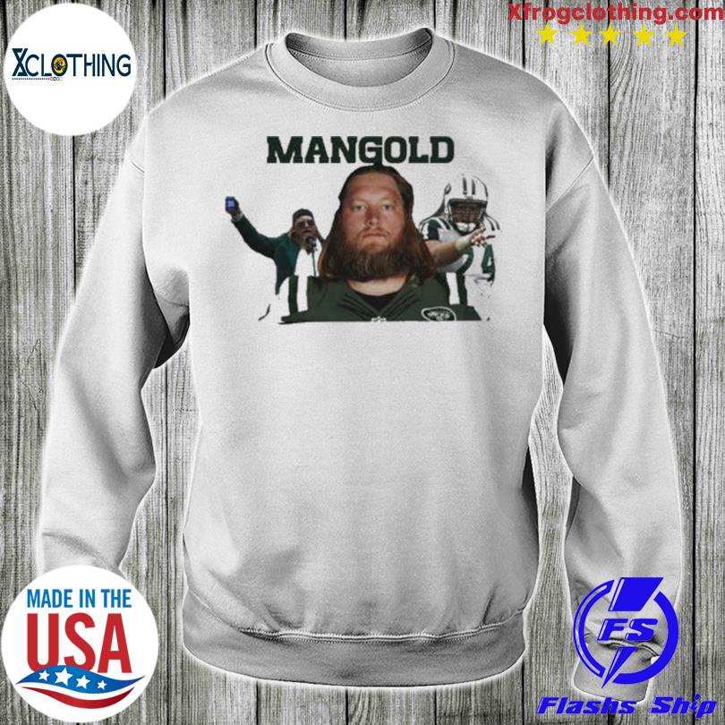 Nick Mangold New York Jets Signed White Jersey Autographed PSA COA