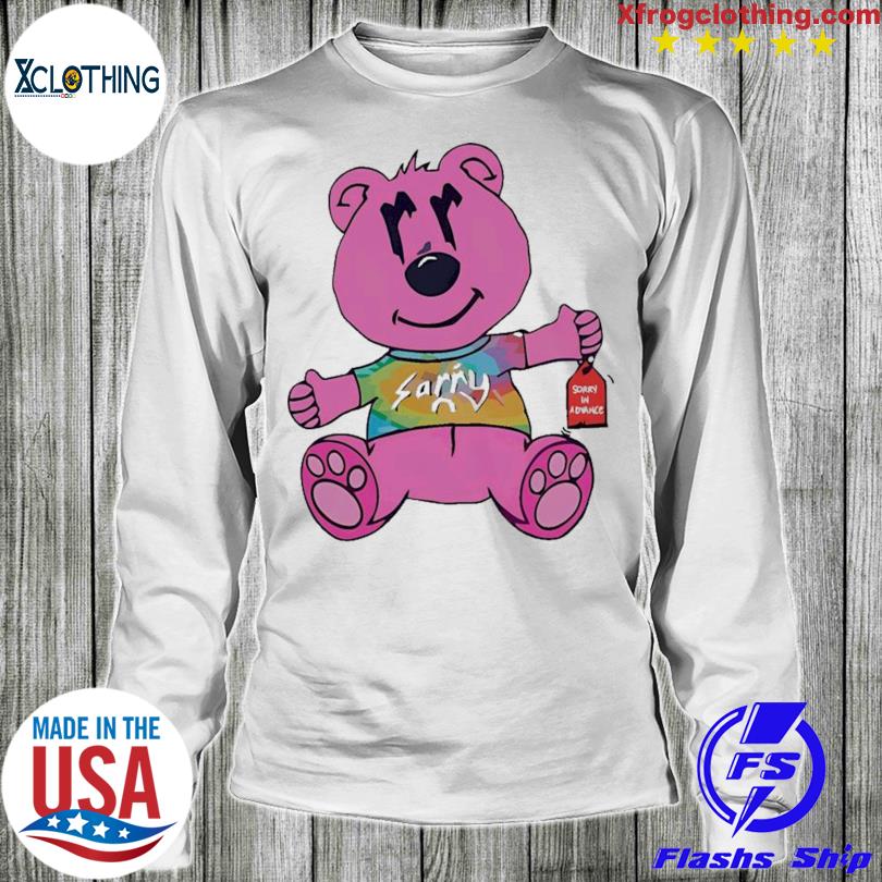 Top joe Burrow pink bear sorry in advance shirt, hoodie, sweater, long  sleeve and tank top