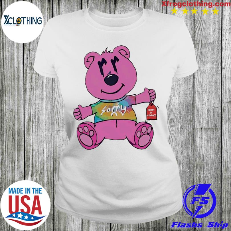 Joe Burrow Sorry Pink Bear T-shirt - Trends Bedding