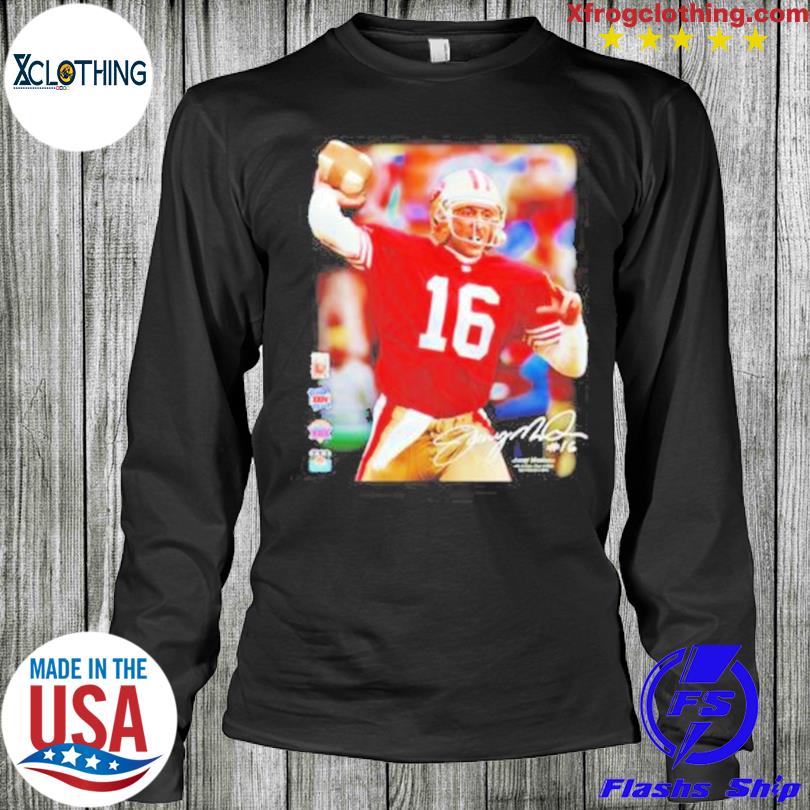 Joe Montana Hall Of Fame Class Of 2000 San Francisco 49Ers Photo Signature  New Shirt, hoodie, sweater and long sleeve