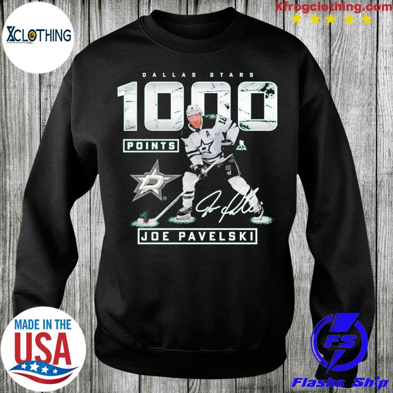 Joe Pavelski Dallas Stars Fanatics Branded 1000 Career Points T-shirt -  Shibtee Clothing
