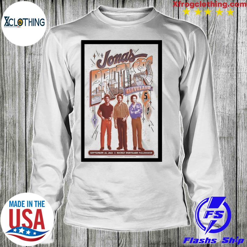 Jonas Brothers Sept 18 2023 Cleveland T-Shirt Limited, Custom prints store