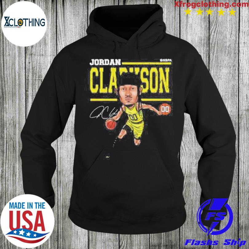 Jordan Clarkson Utah Cartoon signature shirt, hoodie, sweater, long sleeve  and tank top