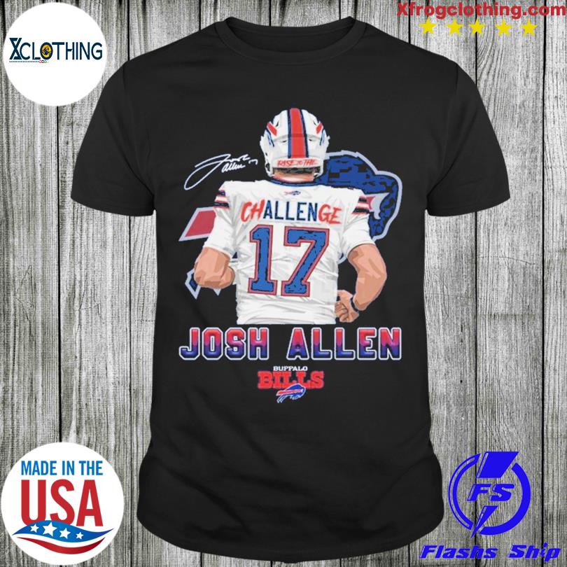 Josh Allen 17 Buffalo Bills football player poster shirt, hoodie, sweater, long  sleeve and tank top