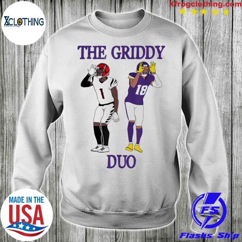 FREE shipping Justin Jefferson Griddy Logo Shirt, Unisex tee, hoodie,  sweater, v-neck and tank top