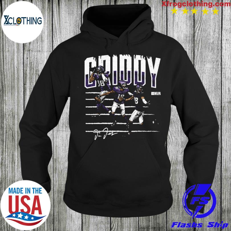 Justin Jefferson Signature Minnesota Griddy Dance T-Shirt, hoodie