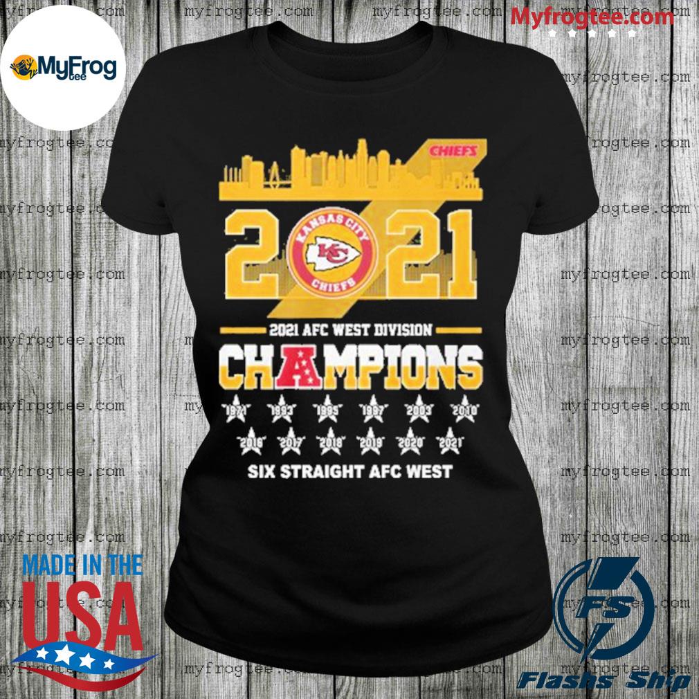 Kansas City Chiefs 2021 AFC west division champions shirt, hoodie, sweater  and long sleeve