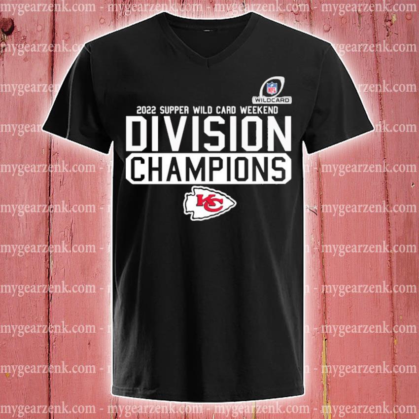 Kansas City Chiefs 2022 Super Wild Card Division Champions T-Shirt