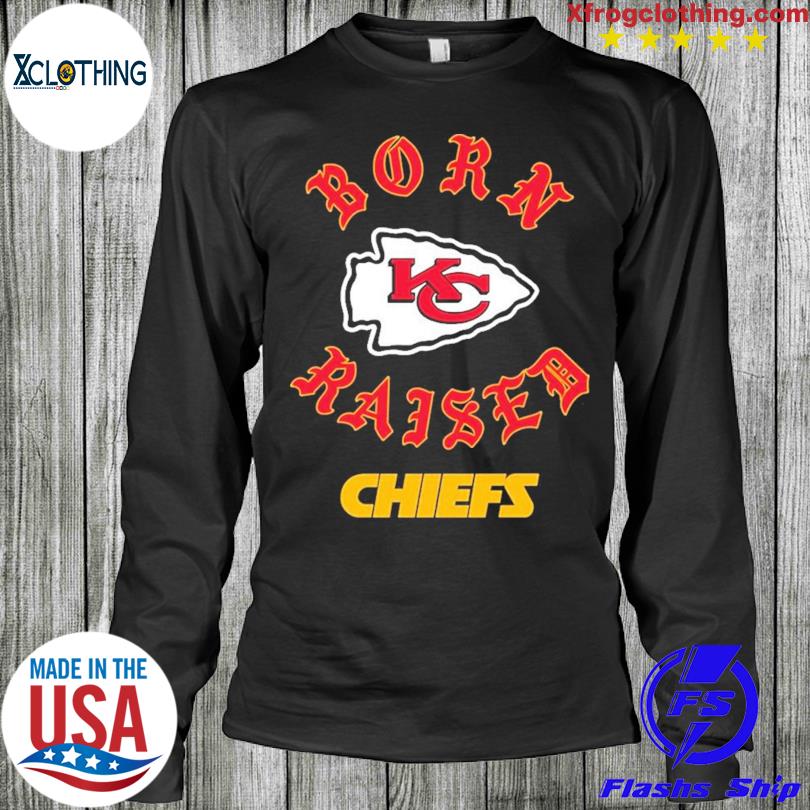 Kansas City Chiefs Born X Raised Unisex T-shirt - Shibtee Clothing