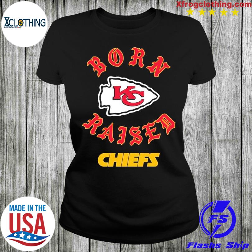 Kansas City Chiefs Born X Raised Unisex T-shirt - Shibtee Clothing