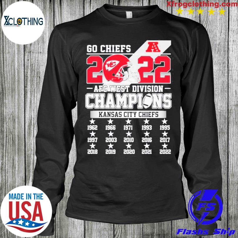 2022 AFC West Division Champions Gifts T-Shirt - REVER LAVIE