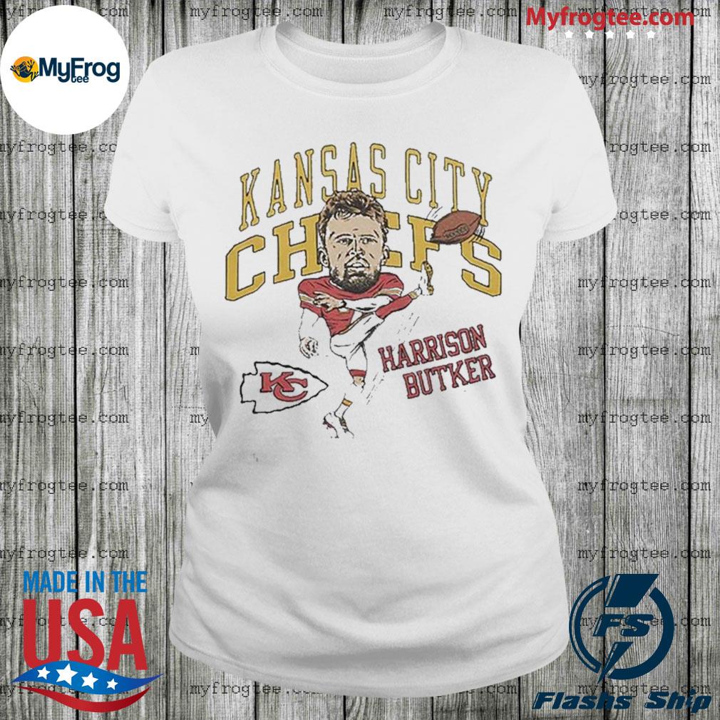 NEW!! Kansas City Chiefs Harrison Butker Name & Number T-Shirt S-5XL  Gift Fan