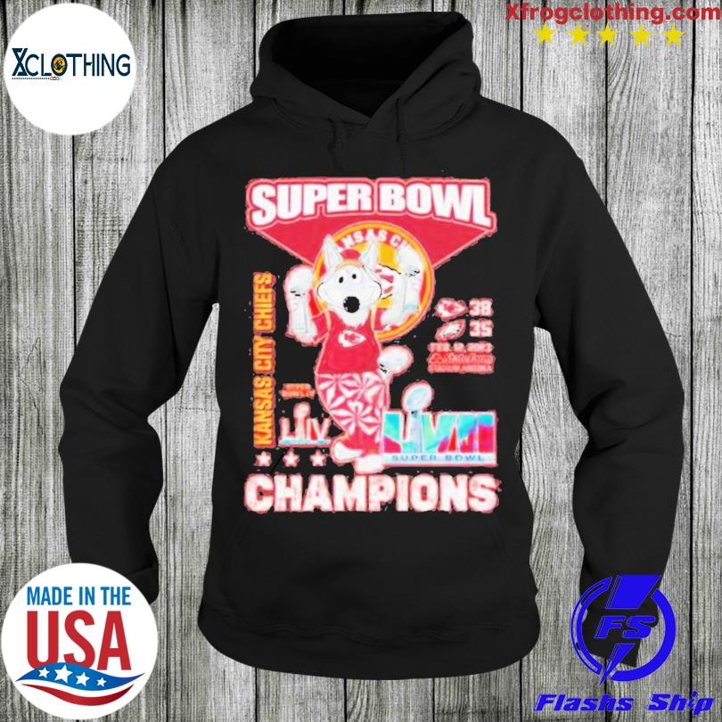 Official mascot Super Bowl Champions Kansas City Chiefs KC Wolf shirt,  hoodie, sweater, long sleeve and tank top