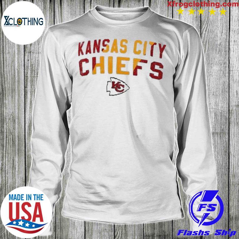 Kansas City Chiefs MSX by Michael Strahan Resolution Tie-Dye Raglan T-Shirt  - Gray