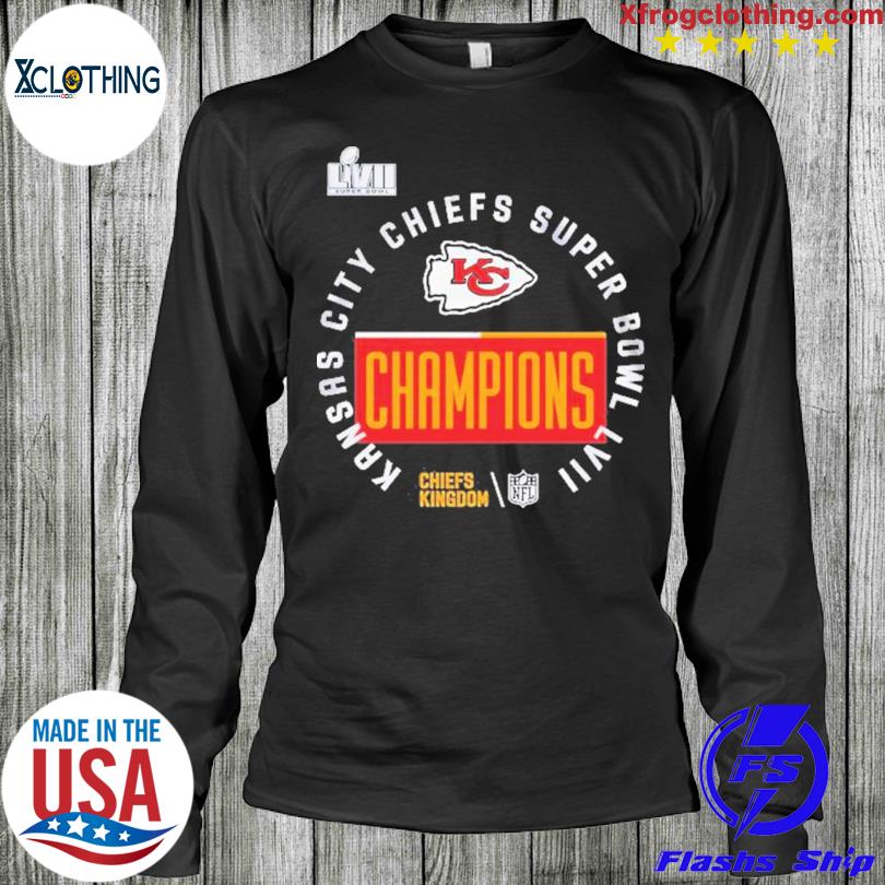 Kansas City Chiefs Super Bowl Lvii Champions Locker Room Trophy Collection  T-shirt - Shibtee Clothing