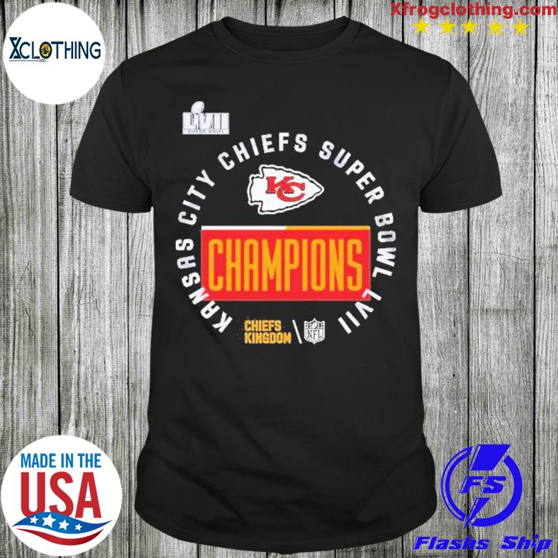 Kansas City Chiefs Super Bowl LVII Champions Locker Room Trophy Collection T-Shirt