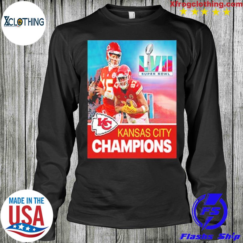 Kansas City Chiefs Super Bowl LVII Winners T-Shirt